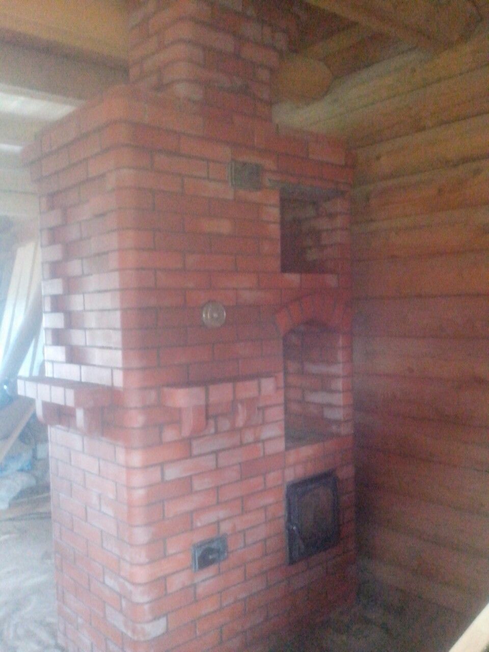отопительная кирпичная печь