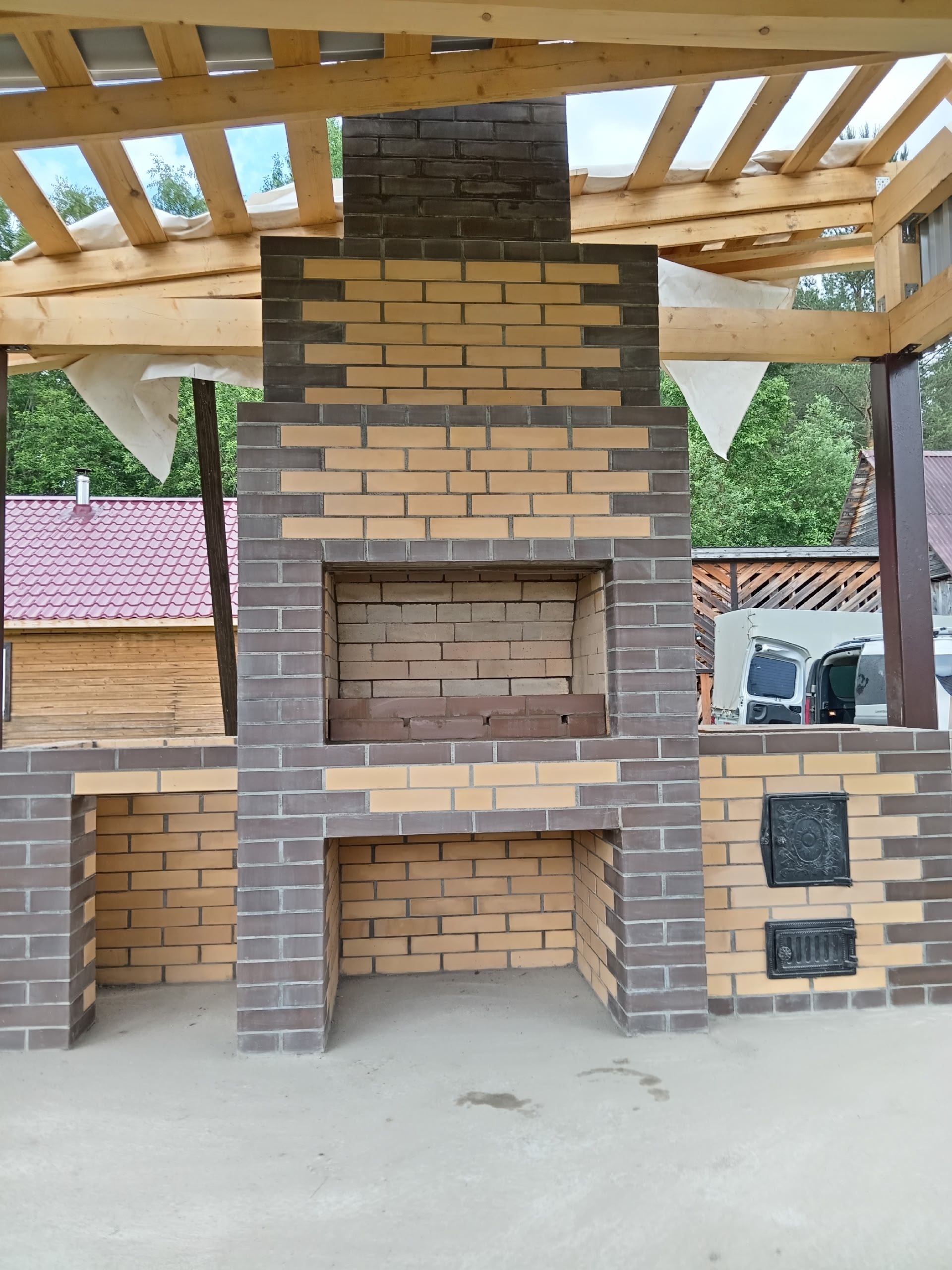 отопительная печь из кирпича